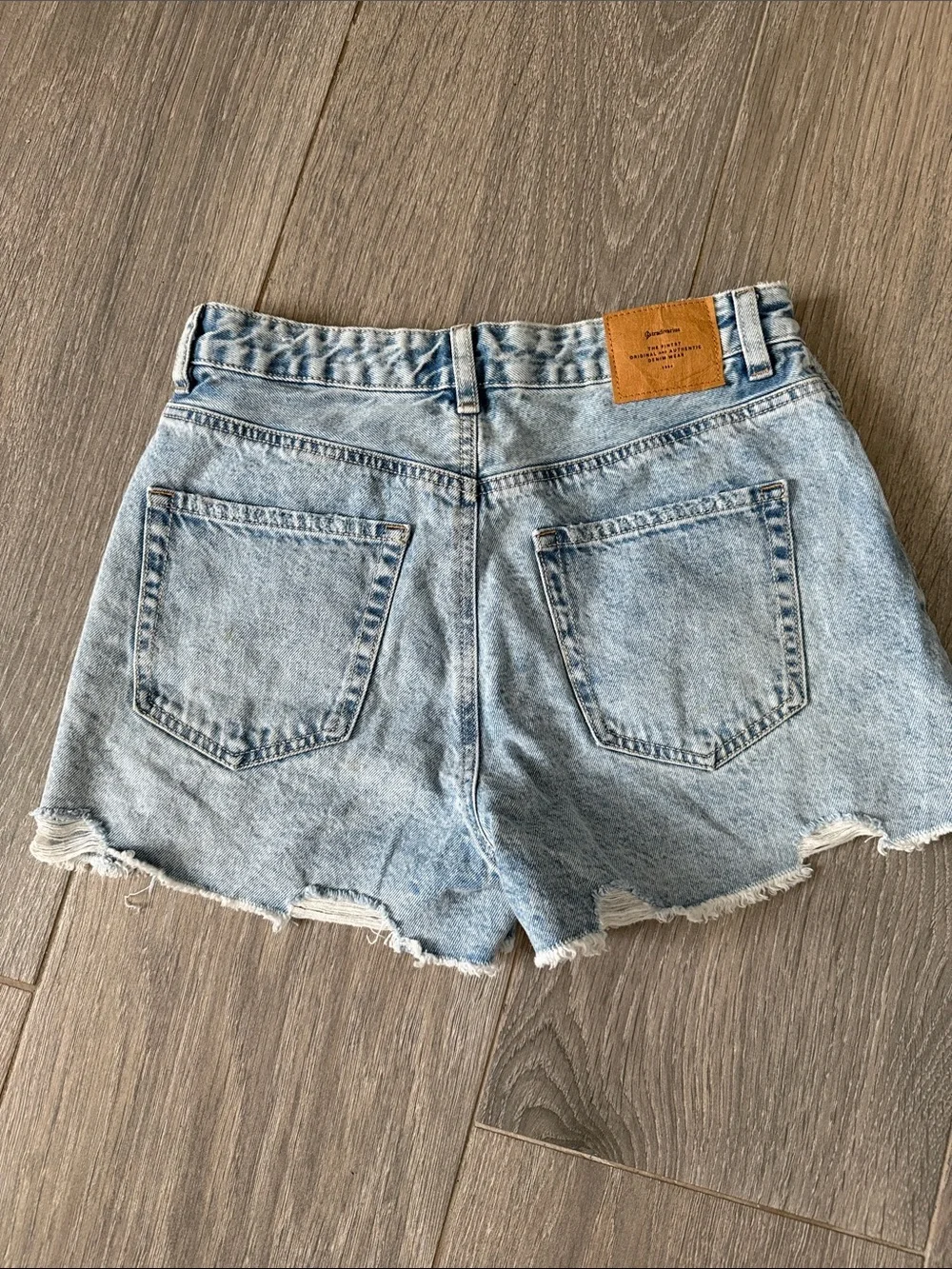 Denim shorts